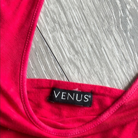 Red Tie-Dye Maxi Dress - Picture 4 of 9